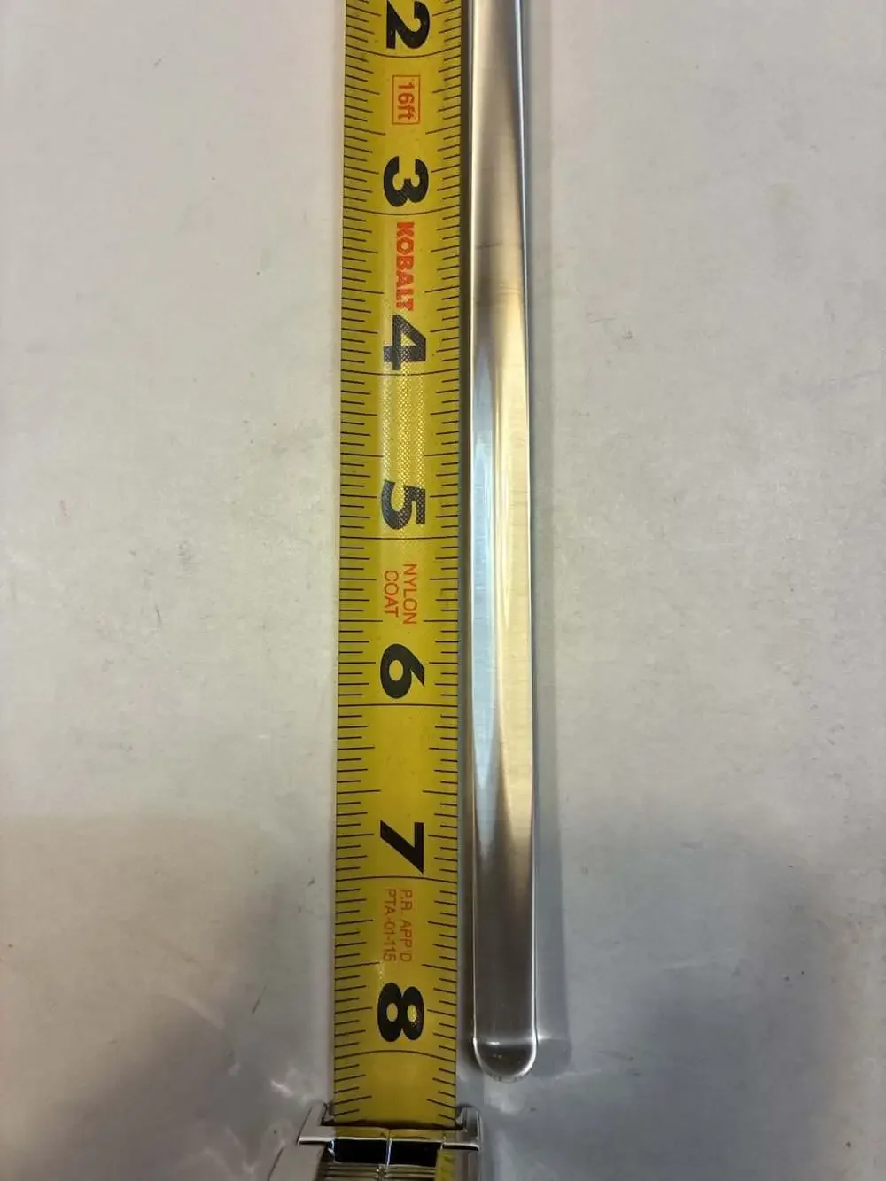 Set of 6 VTG Clear Glass Stirring Rod with Bulb End